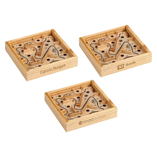 A-Mazing Wood Mini Maze Game - Group