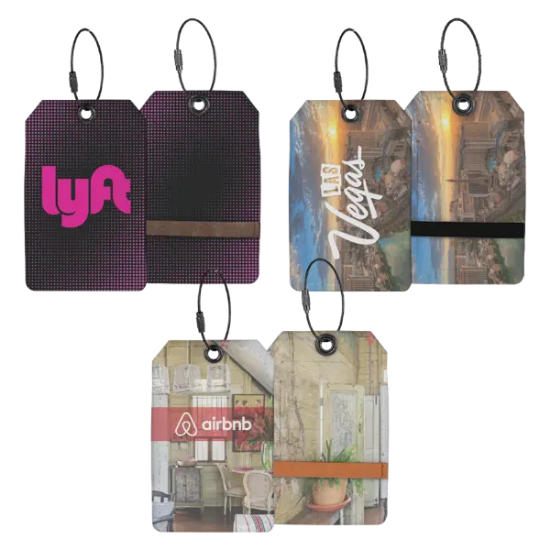 Pikes Dye-Sublimated Felt Luggage Tag - Group