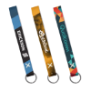 Strickland Dye-Sublimated Felt Wrist Keychain w/ Metal Split Ring - Group