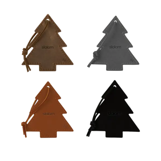 Tannenbaum Leather Tree Ornament - Group