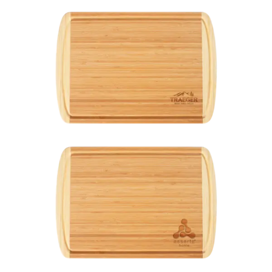 Kona Groove 18" X 12-1/2" Bamboo Cutting Board - Group