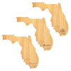 U.S. State Shaped Bamboo Cutting and Serving Boards - Group