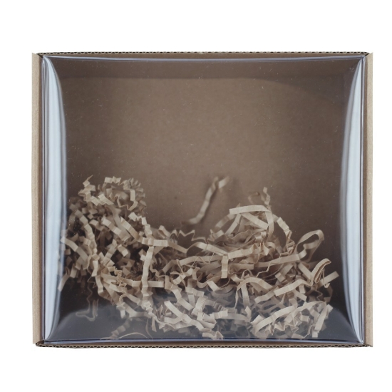 6" x 7" Cardboard Box with Clear Lid - Default