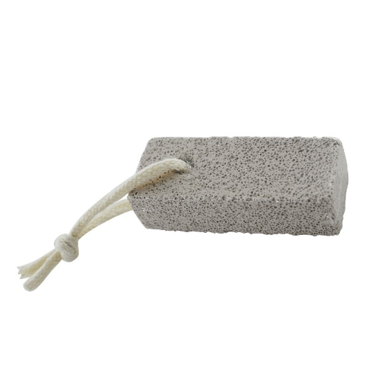 3" x 1" Ceramic Pumice Stone with Cotton Cord - Default