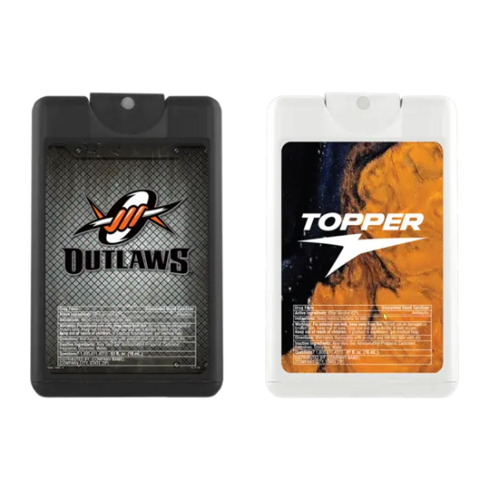 18 mL. Credit Card Style Hand Sanitizer Spray - Group