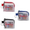 First Aid Kit in a Zippered Clear Nylon Bag - Group