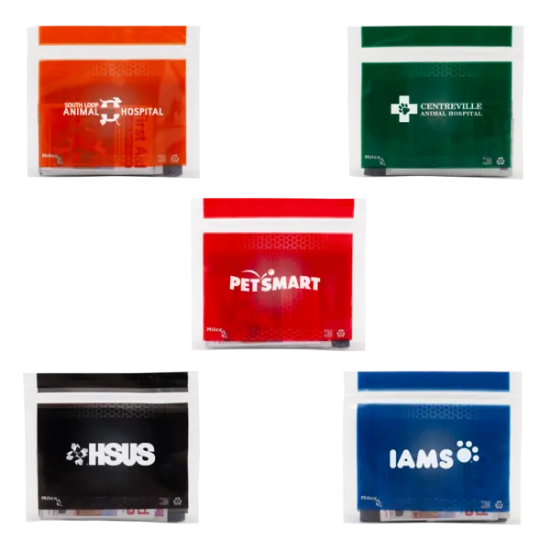 Pet Safety & First Aid Kit in a Resealable Plastic Bag - Group