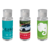 2 oz. Clear Sanitizer in Cylinder Bottle w/Clear Flip Top - Group