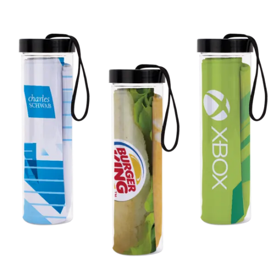 Dye-Sublimated Cooling Towel w/ Storage Tube