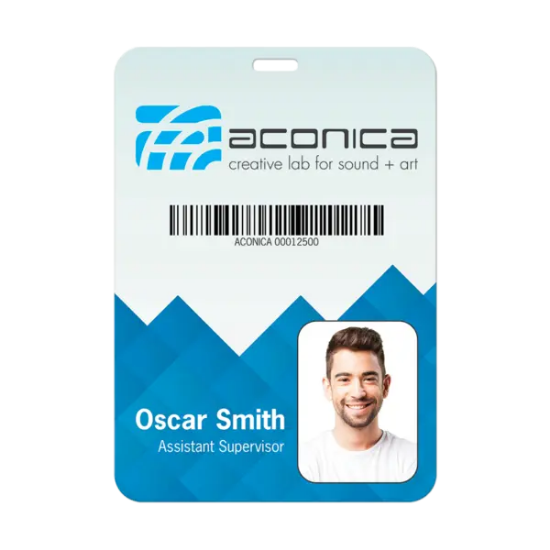 4.25 X 6 Plastic Identification Badge