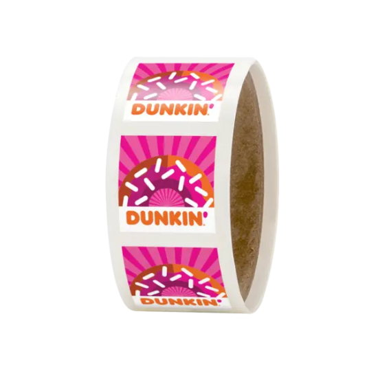 1" x 1" Square Roll Labels