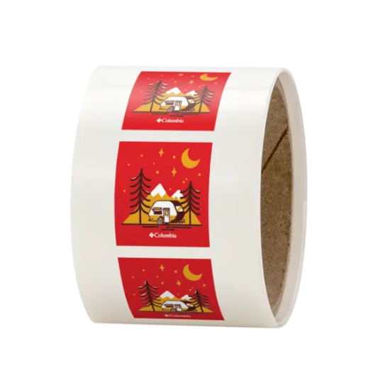 2" x 2" Square Roll Labels