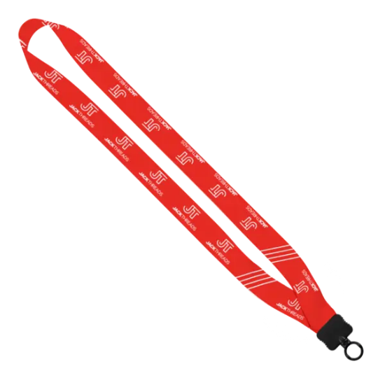 1" Dye Sublimated Waffle Weave Lanyard