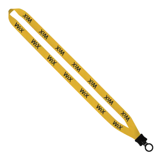 1/2" Dye-Sublimated Waffle Weave Lanyard