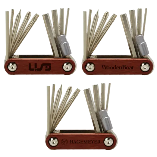 Bandelier 10-in-1 Folding Tool with Rosewood Handle