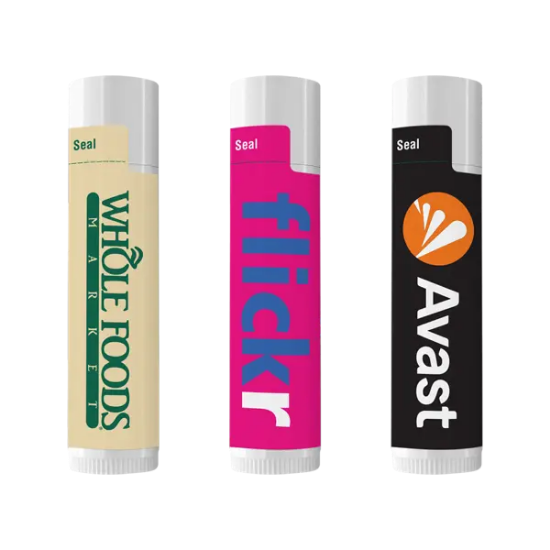 Natural Lip Moisturizer with Organic Ingredients in White Tube