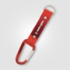 Strap Happy Carabiner Keychain Red