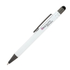 Silvana Soft-Touch Ballpoint Pen / Stylus - White
