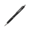 Script Plunge-Action Aluminum Ballpoint Pen - Black