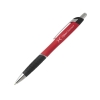 Script Plunge-Action Aluminum Ballpoint Pen - Red