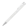 Paradigm Aluminum Soft-Touch Ballpoint Pen - White