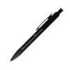 Illuminate Recycled Aluminum Plunge-Action Pen - Black