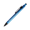 Illuminate Recycled Aluminum Plunge-Action Pen - Blue
