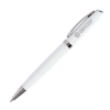 Dawson Recycled Aluminum Twist Action Ballpoint Pen - White