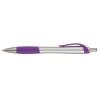 Wave - Silver Ballpoint Pen - Purple