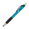 Wave - Metallic Ballpoint Pen / Stylus - Light Blue