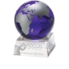 Firmada II Blue Crystal Globe - Clear