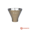 Snowfox 8 oz. Vacuum Insulated Martini Cup - Tan