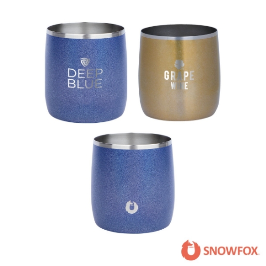 Snowfox 11 oz. Shimmer Finish Vacuum Insulated Whiskey Rocks Tumbler