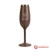 Snowfox 6 oz. Insulated Champagne Flute - Brown