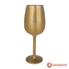 Snowfox 12 oz. Insulated Stemmed Wine Glass - Tan