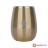 Snowfox 12 oz. Vacuum Insulated Grand Pinot Wine Glass - Gold