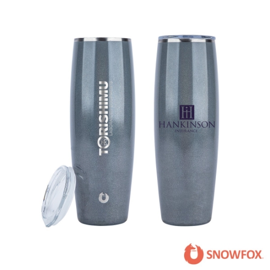 Snowfox 24 oz. Shimmer Finish Vacuum Insulated Beer Tumbler