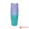 Snowfox 24 oz. Shimmer Finish Vacuum Insulated Beer Tumbler - Aqua