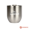 Snowfox 3L Double Wall Stainless Steel, Vacuum Insulated Ice Bucket - Steel