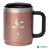 Manna 14 oz. Boulder Stainless Steel Camping Mug w/ Handle - Copper