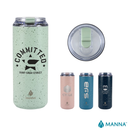 Manna Tall Boy 18 oz. Double Wall Stainless Steel Tumbler w/ Speckled Finish