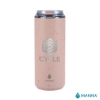 Manna Tall Boy 18 oz. Double Wall Stainless Steel Tumbler w/ Speckled Finish - Pink