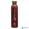 Manna 20 oz. Retro Stainless Steel Water Bottle - Brown