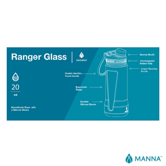 Manna 20 oz. Ranger Glass Bottle
