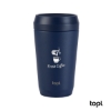 TOPL 12 oz. Double Wall, Recycled Stainless Steel 360 Tumbler - Navy