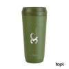 TOPL 16 oz. Double Wall, Recycled Stainless Steel 360 Tumbler - Olive