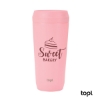 TOPL 16 oz. Double Wall, Recycled Stainless Steel 360 Tumbler - Pink