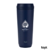 TOPL 20 oz. Double Wall, Recycled Stainless Steel 360 Tumbler - Navy