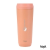 TOPL 20 oz. Double Wall, Recycled Stainless Steel 360 Tumbler - Orange