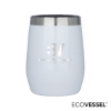 EcoVessel Port 10 oz. Vacuum Insulated Wine Tumbler - White